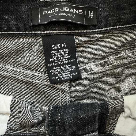 Black Paco Baggy Jeans Kids - Picture 4 of 4